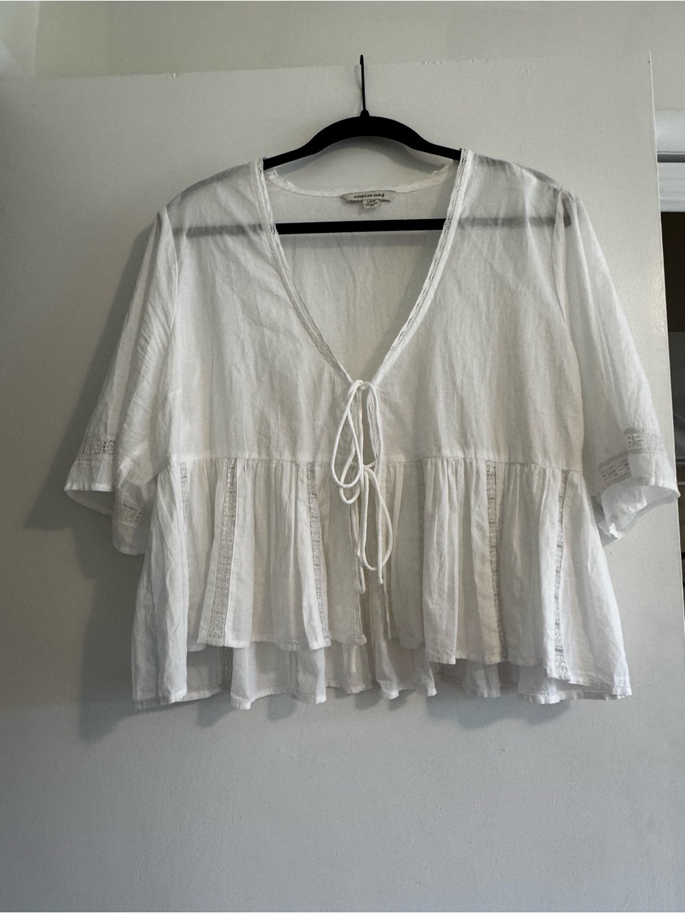 Tie-Front Peasant Top